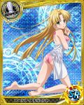  1girl asia_argento bikini bishop_(chess) blonde_hair card_(medium) character_name chess_piece green_eyes high_school_dxd long_hair looking_at_viewer pink_bikini see-through solo swimsuit 