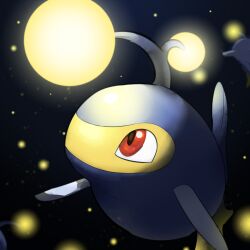  absurdres animal bioluminescence commentary_request fish glowing highres lanturn no_humans pokemon pokemon_(creature) pokemon_focus red_eyes solo_focus spicyichizo underwater 