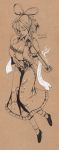  1girl absurdres artist_name dated highres kaku_seiga mushroom_(osh320) pen_(medium) solo touhou 