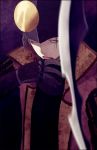  1boy armor black_hair gauntlets gloves gotou_matabei_(sengoku_basara) helmet japanese_armor open_mouth sengoku_basara solo sword tongue too_mizuguchi weapon 