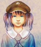  :3 bad_id blue_eyes blue_hair hat kawashiro_nitori realistic shiroi_karasu short_hair solo touhou twintails 