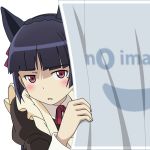  1girl animal_ears black_hair cat_ears gokou_ruri long_hair mugen_ouka no_image ore_no_imouto_ga_konna_ni_kawaii_wake_ga_nai pixiv solo 