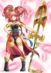  1girl breasts chengshu flower_knight_girl redhead solo tagme weapon 