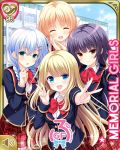  4girls chloe_lemaire english girlfriend_(kari) multiple_girls murakami_fumio sasahara_nonoka school_uniform tagme 