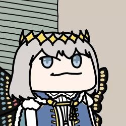 1girl animated animated_gif black_wings blue_eyes butterfly_wings insect_wings light_blue_eyes looking_at_viewer lowres manatsu_no_yo_no_inmu medium_hair pale_skin seseren smile solo wings yjsnpi_interview_(meme)