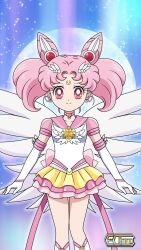 1girl adult_swim angel_wings bishoujo_senshi_sailor_moon bishoujo_senshi_sailor_moon_r bishoujo_senshi_sailor_moon_r:_the_movie bishoujo_senshi_sailor_moon_s bishoujo_senshi_sailor_moon_s:_the_movie bishoujo_senshi_sailor_moon_supers bishoujo_senshi_sailor_moon_supers:_the_movie chibi_usa e-chae eternal_sailor_chibi_moon pink_eyes pink_hair sailor_chibi_moon sailor_senshi_uniform solo toei_animation toonami