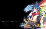  1boy 1girl 2016 artist_request calendar character_request copyright_name official_art phantom_brave wallpaper 