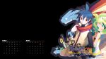  1boy 1girl 2016 artist_request calendar character_request copyright_name highres official_art phantom_brave wallpaper 