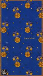  antennae closed_mouth coin gimmighoul gimmighoul_(roaming) gold gold_coin highres holding holding_coin looking_at_viewer meme_(sleepsheep) no_humans pokemon pokemon_(creature) pokemon_focus smile yellow_eyes 