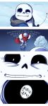  2boys anadapta animated animated_gif cape cellphone close-up comic english highres laughing multiple_boys papyrus_(undertale) phone sans snowman sweatdrop sweating_profusely undertale 