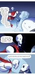  2boys anadapta animated animated_gif cape cellphone comic english gameplay_mechanics glowing glowing_eye highres multiple_boys papyrus_(undertale) phone sans sweating_profusely tongue_twister undertale 