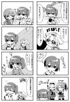  &gt;_&lt; /\/\/\ 4koma 6+girls :&gt; :d =_= ? ^_^ absurdres braid closed_eyes closed_mouth comic commentary_request fang fingerless_gloves flying_sweatdrops gloves hair_flaps hair_ornament hair_over_shoulder hair_ribbon hairband hairclip hakama_skirt highres jako_(jakoo21) japanese_clothes kaga_(kantai_collection) kantai_collection kitakami_(kantai_collection) long_hair monochrome multiple_4koma multiple_girls muneate open_mouth petting ponytail remodel_(kantai_collection) ribbon ryuujou_(kantai_collection) scarf school_uniform serafuku shaded_face short_hair short_sleeves shoukaku_(kantai_collection) side_ponytail single_braid smile sweat translation_request twintails yuudachi_(kantai_collection) zuikaku_(kantai_collection) |_| 