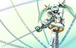 fei-yen highres mecha no_humans robot solo sword twintails virtual_on weapon 