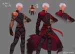  archer bam_mmm character_sheet dark_persona fate/stay_night fate_(series) white_hair 