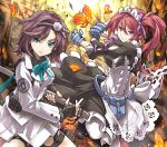  2girls 7th_dragon_(series) 7th_dragon_iii god-hand_(7th_dragon) highres looking_at_viewer maid multiple_girls samurai_(7th_dragon_iii) shirosa tagme 