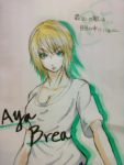  1girl aya_brea blonde_hair breasts character_name cleavage green_eyes parasite_eve short_hair solo 