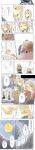  2girls absurdres alice_margatroid blonde_hair blush braid comic couple fang hairband highres holding_hands kirisame_marisa kiss letterman_jacket long_image menbou_(nonnontako) multiple_girls no_hat open_mouth scarf side_braid smile tall_image touhou translation_request winter yuri 