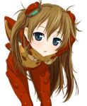  blue_eyes brown_hair chibi cute evangelion:_2.0_you_can_(not)_advance leaning_forward long_hair neon_genesis_evangelion plugsuit rebuild_of_evangelion shikinami_asuka_langley souryuu_asuka_langley test_plugsuit wadapen 