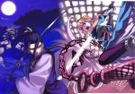  assassin azusa battle berserker chain chains epic fate/stay_night fate_(series) monohoshizao moon night rider saber sword weapon 