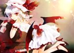  blue_hair hat high_heels instrument piano prino_hawell red_eyes remilia_scarlet shoes solo touhou wings 