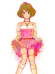  ahoge akizuki_ryou bare_shoulders crossdressing dress idolmaster trap 