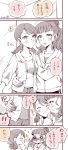  blush casual chonsuke comic highres houjou_karen idolmaster idolmaster_cinderella_girls kamiya_nao long_hair smile translated yuri 