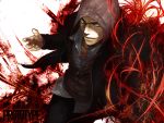  1boy alex_mercer blue_eyes copyright_name hood hoodie male_focus prototype_(game) shisha_b 