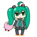  commentary_request hatsune_miku iriomote kirby kirby_(series) vocaloid 