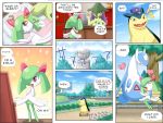  cacturne comic highres kirlia latios no_humans pokemoa pokemon pokemon_(creature) typhlosion 