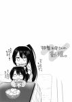  2girls comic highres kantai_collection marimo_kei monochrome mother_and_daughter multiple_girls nachi_(kantai_collection) translation_request 