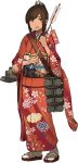  arrow i-401_(kantai_collection) japanese_clothes kantai_collection kimono machinery official_art shibafu_(glock23) 