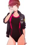  ass_visible_through_thighs competition_swimsuit highres kuso_bba one-piece_swimsuit psycho-pass solo swimsuit tsunemori_akane 