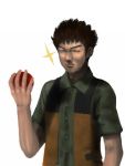  closed_eyes manly poke_ball pokemon realistic takeshi_(pokemon) 