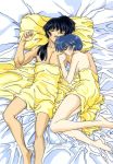  bed ranma_1/2 saotome_ranma sleeping tendo_akane 