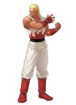  blonde_hair blue_eyes eisuke_ogura highres king_of_fighters king_of_fighters_xii kof_12 male muscle official_art ogura_eisuke snk wrist_guards 