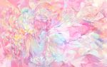  bad_id butterfly faux_traditional_media hat highres pink_hair saigyouji_yuyuko touhou tsuuyakukan_reni wallpaper 