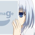  1girl blue_eyes date_a_live mugen_ouka no_image pixiv short_hair silver_hair solo tobiichi_origami vector_trace 