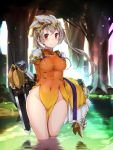  absurdres breasts flower_knight_girl highres kuro_chairo_no_neko looking_at_viewer tagme twintails weapon 