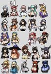  6+girls ahoge alisa_ilinichina_amiella animal_ears armpits astaroth_(shinrabanshou) atago_(kantai_collection) blazblue blue_hair breasts caster_(fate/extra) centorea_shianus character_request chibi cleavage cleavage_cutout crossover danua dragon&#039;s_crown dungeon_ni_deai_wo_motomeru_no_wa_machigatteiru_darou_ka elphelt_valentine eu03 fate/extra fate_(series) fire_emblem fire_emblem:_kakusei gatchaman_crowds god_eater god_eater_burst granblue_fantasy guilty_gear guilty_gear_xrd hestia_(danmachi) horn horns horse_ears ichinose_hajime iroha_(samurai_spirits) kantai_collection large_breasts makoto_nanaya maou_(maoyuu) maoyuu_maou_yuusha monster_musume_no_iru_nichijou morrigan_aensland multiple_crossover multiple_girls nitroplus portrait samurai_spirits seaport_hime selvaria_bles senjou_no_valkyria senjou_no_valkyria_1 shinrabanshou sorceress_(dragon&#039;s_crown) super_sonico taneshima_popura tharja touhou trait_connection vampire_(game) vocaloid working!! yakumo_yukari yowane_haku 