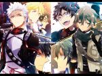  6+boys armor black_hair blonde_hair brown_hair character_request glasses hai_to_genso_no_gurimugaru haruhiro_(grimgar) highres multiple_boys nogi_(acclima) ranta_(grimgar) renji_(grimgar) short_hair white_hair 