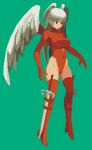  1girl angel_wings boots breasts dh_ead final_fantasy final_fantasy_tactics game_sprite gloves head_wings leotard long_hair lowres pixel_art red_eyes silver_hair solo sword thigh-highs thigh_boots ultima_(fft) weapon white_hair wings 