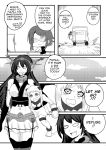  comic drie english kantai_collection mamiya_(kantai_collection) monochrome mutsu_(kantai_collection) nagato_(kantai_collection) northern_ocean_hime shinkaisei-kan 