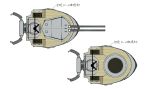  cannon diagram hms_orion_(siirakannu) kantai_collection mechanical original overhead_view siirakannu turret 