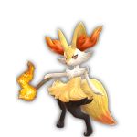  braixen no_humans official_art pokemon pokemon_(creature) pokken_tournament solo 