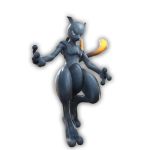  no_humans official_art pokemon pokken_tournament shadow_mewtwo solo 