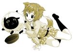  bell cooking dog_ears doggirl frying_pan inuburo inumimi knee_highs licking loli sheep 