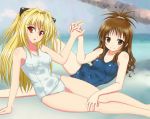  golden_darkness school_swimsuit swimsuit to_love_ru yuuki_mikan 