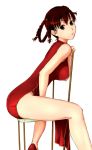  brown_hair china_dress chinadress chinese_clothes dead_or_alive hawoku_ishibare lei_fang sitting 