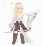  1girl blonde_hair cosplay egugu iowa_(kantai_collection) kantai_collection kongou_(kantai_collection) kongou_(kantai_collection)_(cosplay) 