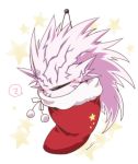  0nodera 1boy alien chibi cyclops lord_boros one-eyed one-punch_man pink_hair sleeping solo spiky_hair stocking_stuffer 